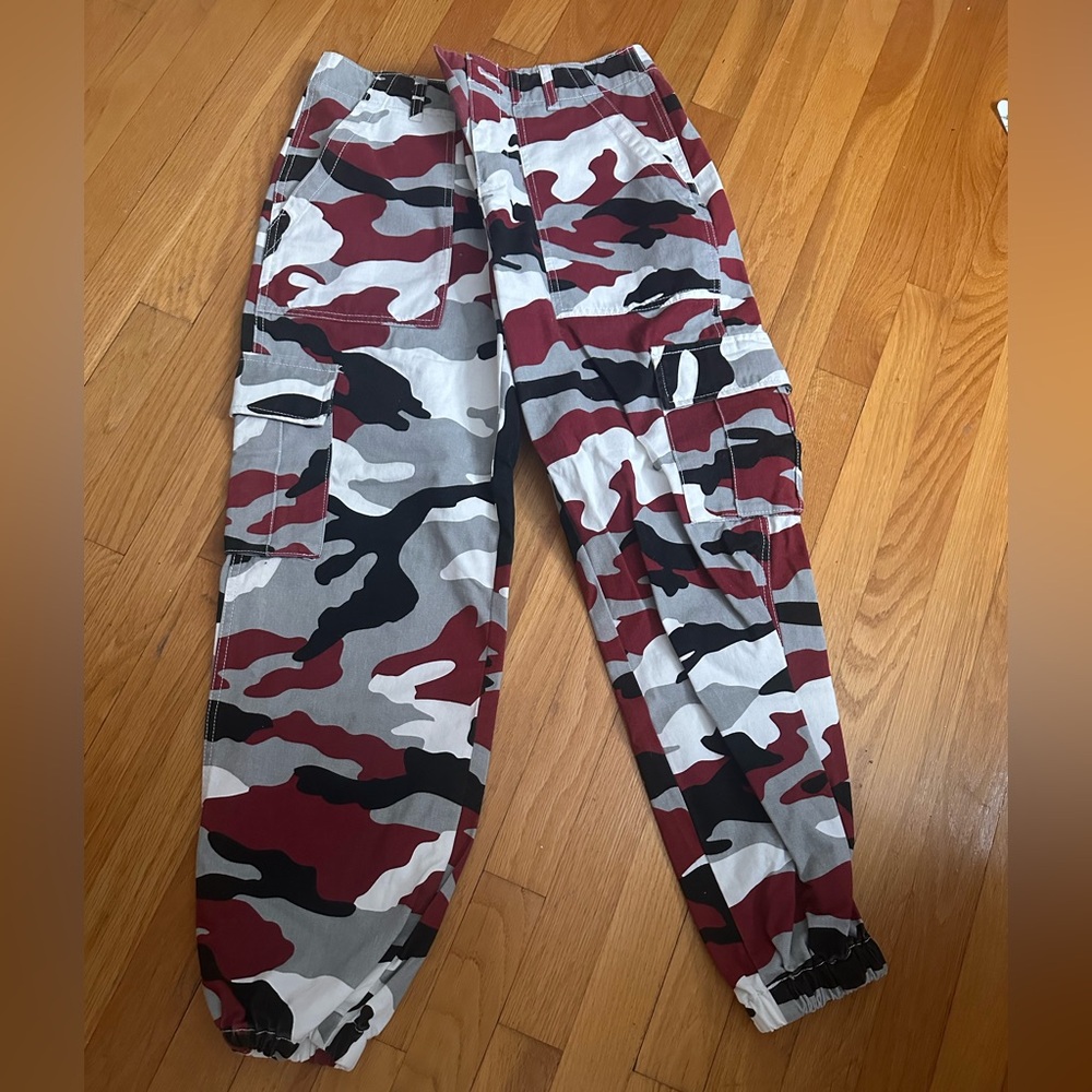 Camouflage Cargo Joggers